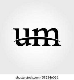 Lowercase um black logo