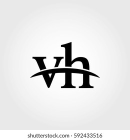 Lowercase vh black logo