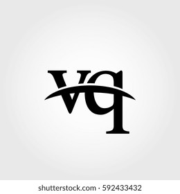 Lowercase vq black logo
