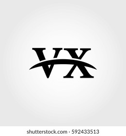 Lowercase vx black logo