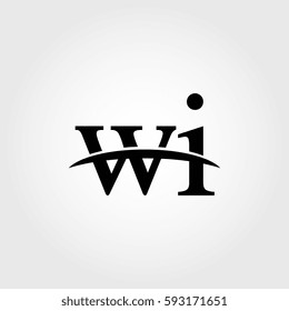 Lowercase wi black logo