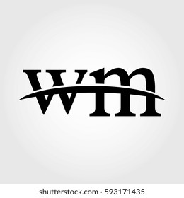 Lowercase wm black logo
