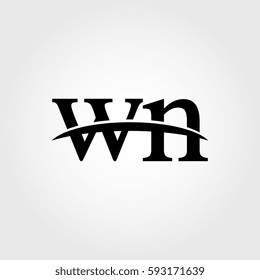 Lowercase wn black logo