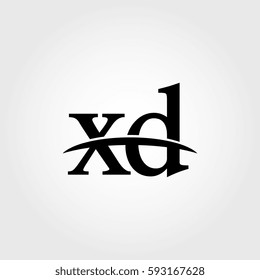 Lowercase xd black logo