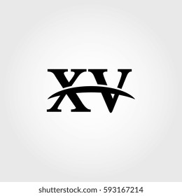 Lowercase xv black logo