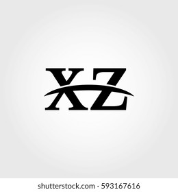 Lowercase xz black logo