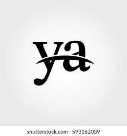 Lowercase ya black logo
