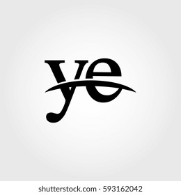 Lowercase ye black logo