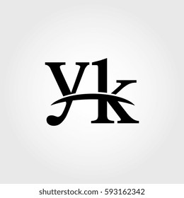 Lowercase yk black logo