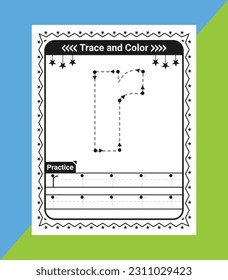 Lowercase a to z Letter Tracing Worksheet for Kids abc