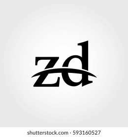 Lowercase zd black logo