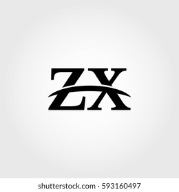 Lowercase zx black logo