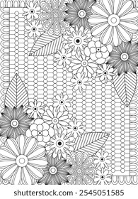 lowers Coloring Pages For Adules