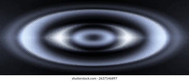 Low-frequency vibrations. Deep sound. Dark vector graphic pattern with rippled membrane