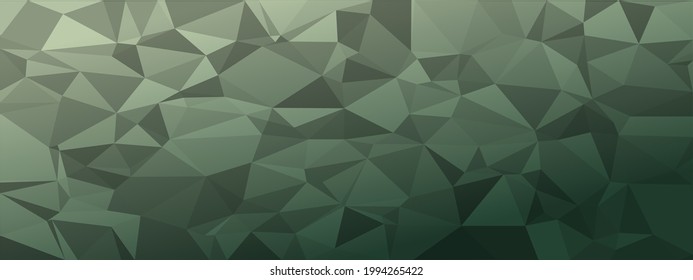 low-poly abstract background. dark natural colors chaotic triangles of variable size and rotation. Minimalist layout for business card landing page wallpaper website brochure. Trendy vector eps10