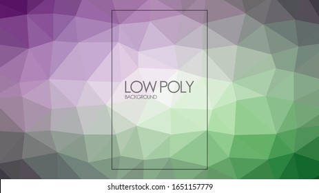 Lowpoly Background Colorful Abstract Design Graphic Vector