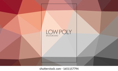 Lowpoly Background Colorful Abstract Design Graphic Vector