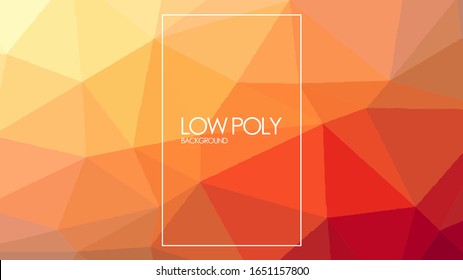 Lowpoly Background Colorful Abstract Design Graphic Vector