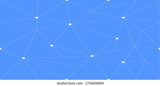 Low-Poly blue vector abstract textured polygonal background. Blurry triangle design. Pattern can be used for background. Medical, atomic