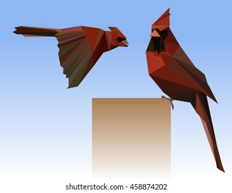 LowPoly Cardinal