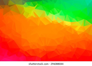 Low-poly. Colorful  vector background of geometric shapes. Geometric background. Transition bright colors.