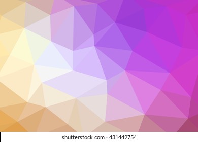 Low-poly orange and purple background 