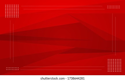 Lowpoly simple vector background illustration in red, with minimalist and simple style that is perfect for wallpapers, lowpoly backgrounds , lowpoly banners, social media,presentation template .etc