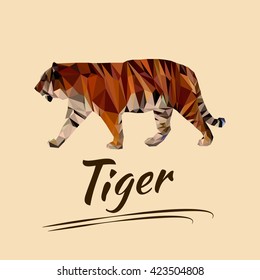 Lowpoly tiger