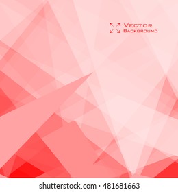 Lowpoly Trendy Background with copy-space. Vector illustration. Used opacity mask background