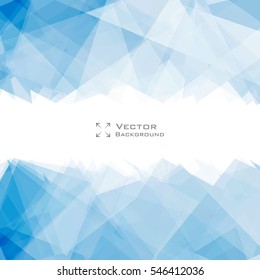 Lowpoly Trendy Background with copyspace. Vector illustration. Used opacity layers