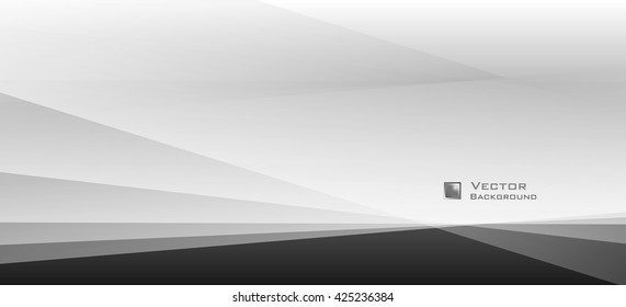 LowPoly Trendy Banner with copyspace. Vector illustration. Used opacity layers