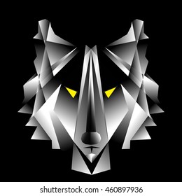 Low-poly Wolf