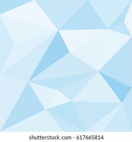 Low-polygonal blue background.