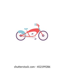 Lowrider Bike Icon Illustration