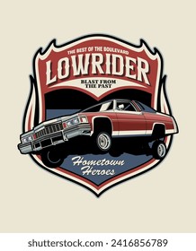 Lowrider Hometown Heroes Retro Design