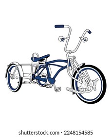 Lowrider tricycle custom bike free download svg