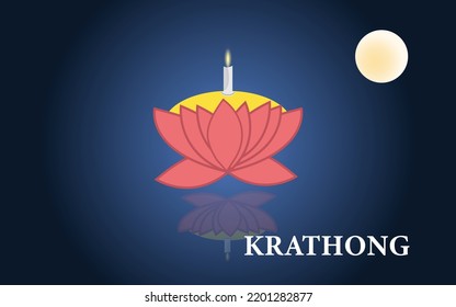 Loy Krathong Illustraor design Pro design