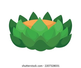loy krathong leafs decorative icon