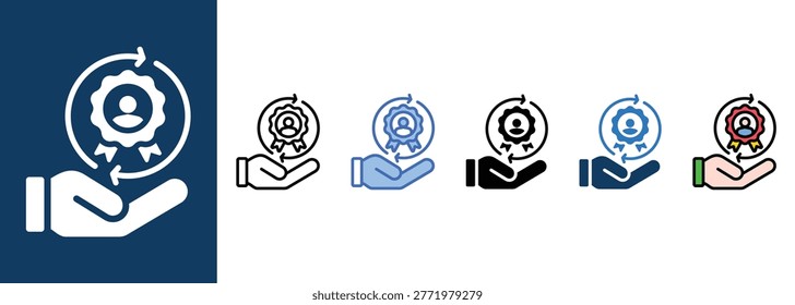 Loyal Customer  Icon Collection With Multiple Styles

