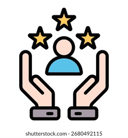 Elemento del icono del Cliente leal para el diseño
