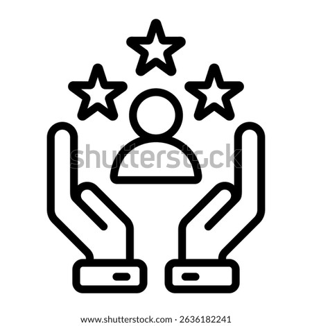 Loyal Customer Icon Element For Design