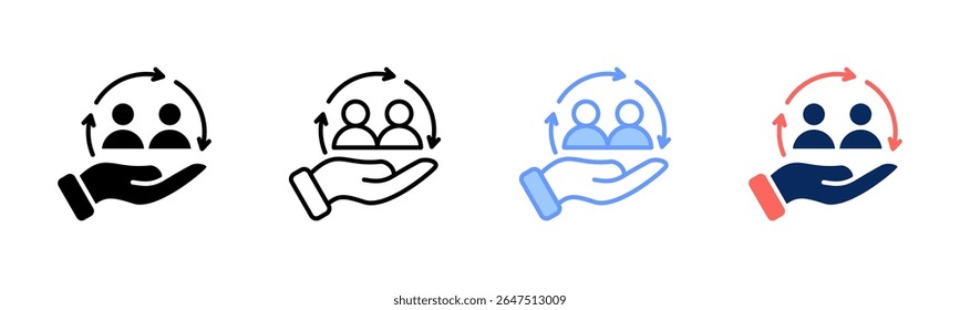 Loyal Customer icon sheet multiple style collection