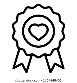 Loyalty Badge Icon Element For Design
