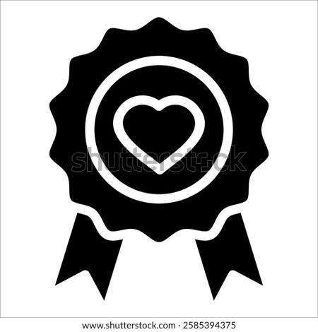 Loyalty Badge Icon Element For Design