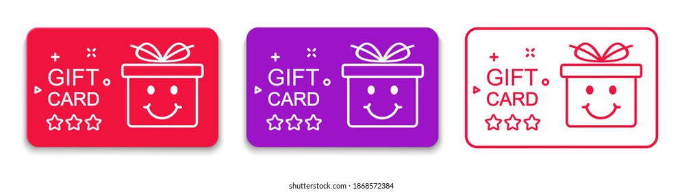 Loyalty card, collect bonus points, redeem gift, discount program symbol, quality business concept, win present, earn reward sign, incentive gift – stock vector