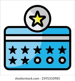Loyalty Card Icon Element For Design