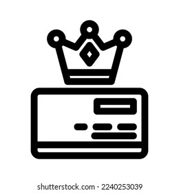 loyalty card icon or logo isolated sign symbol vector illustration - high quality black style vector icons
