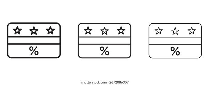 Loyalty card icon. Simple element illustration. Can be used for web and mobile.
