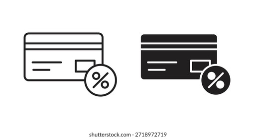 Icono de tarjeta de fidelización. Símbolo, ilustración del logotipo. conjunto de iconos gráficos