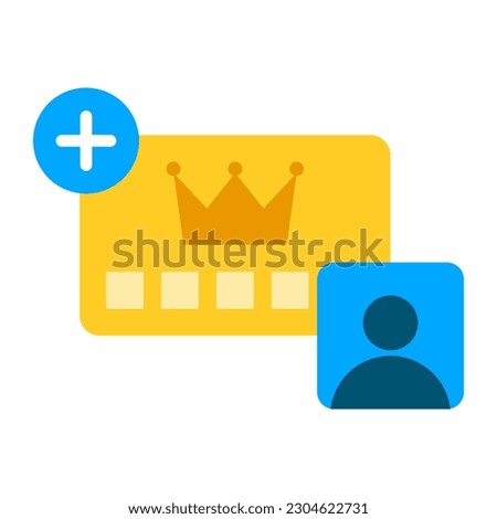 Loyalty card and loyalty program, customer adding points on his card